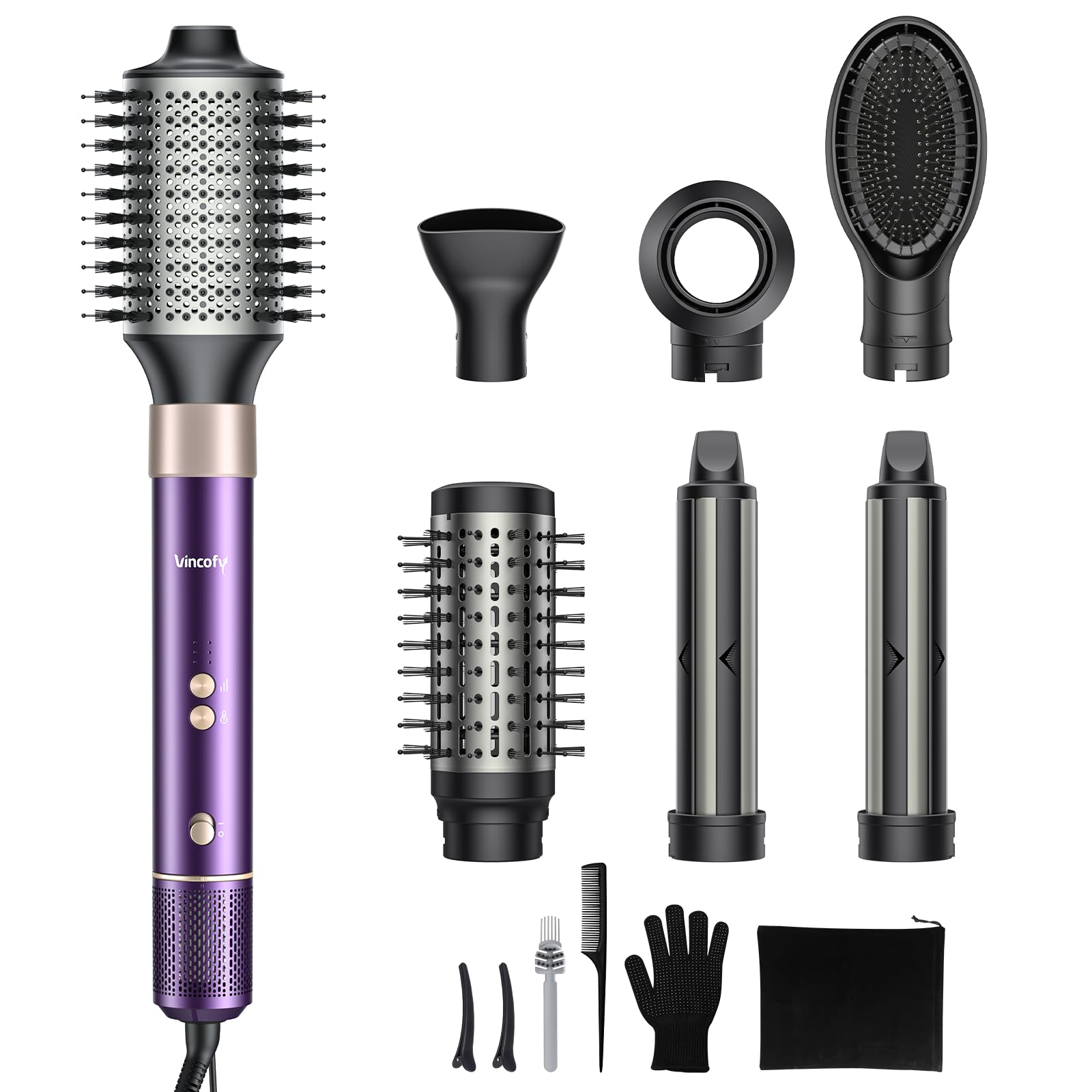 Amazon.com: Vincofy 7 in 1 Hot Hair Styler